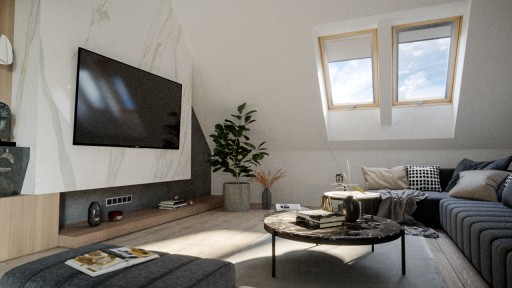 RoofLITE+ TRIO PINE 78x118 мансардное окно с тройным остеклением