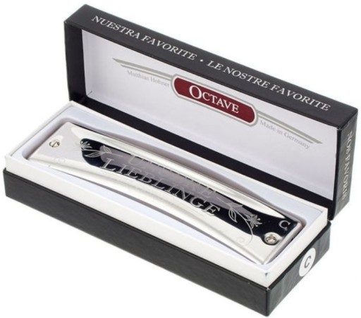 Unsere Lieblinge 6195/32 G Octave Harmonica G-Dur 32 Hohner Channels