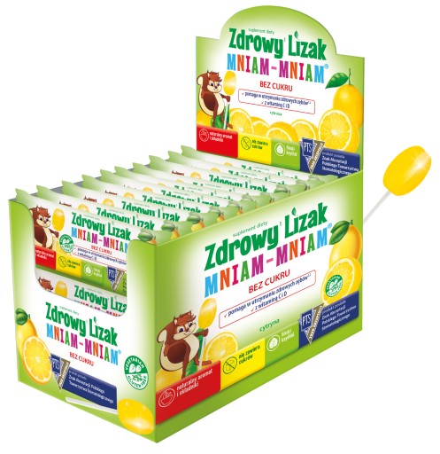 Zdrowy Lizak Cytryna Mniam-Mniam Starpharma 40 szt