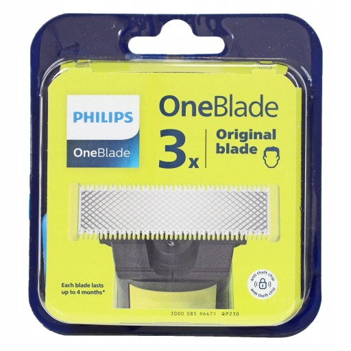3 ЛЕЗВИЯ ДЛЯ РАБОТЫ PHILIPS ONE BLADE QP230/50s