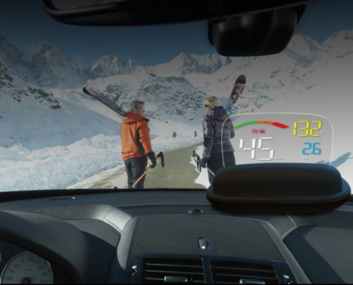 Светодиодный ЖК-дисплей HUD-ПРОЕКТОР OBD2 GPS C800