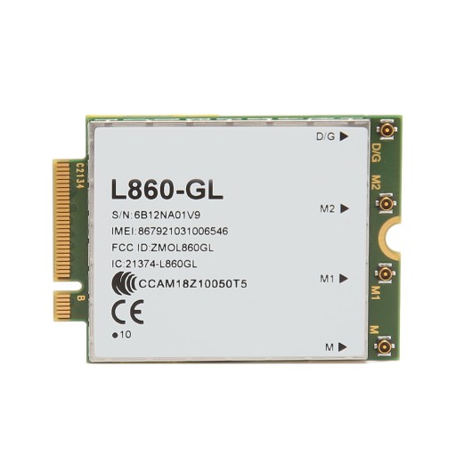 Karta modułu 4G LTE Chipset XMM7560 DL 5CA DL 256QAM Interfejs M.2 IU