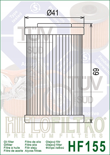 Масляный фильтр Hiflo HF155 HF 155 Ktm Duke 125 390 Rc Adventure Exc Sx 45 525