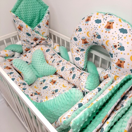 КРОВАТЬ ИЗ 7 ПРЕДМЕТОВ. ОДЕЯЛО MINKI COCOON WONE