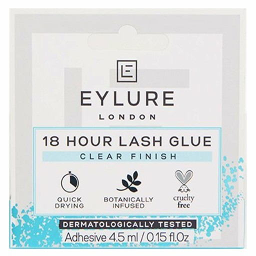 Eylure 18 Hour Lash Glue прозрачный клей для ресниц Clear Finish без латекса