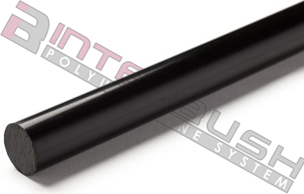 160x500mm Twardy 95 ShA Wałek pręt poliuretanowy Elastomer Interbush