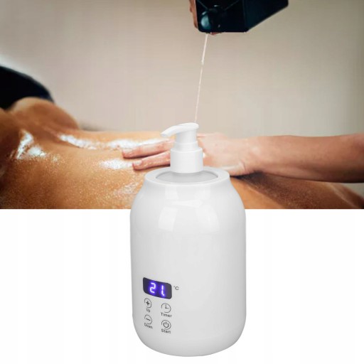 ELEKTRYCZNY PODGRZEWACZ OLEJKU DO MASAŻU SPA LED