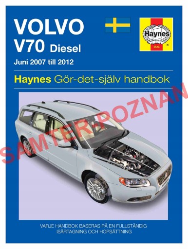 Volvo V70 diesel (2007 - 2012) Haynes Repair