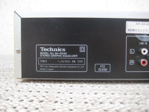SH-8046 Technics Графический эквалайзер Эквалайзер d2