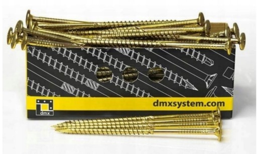 Шурупы столярные по дереву 6х280 TORX С ШАЙБОЙ ГОЛОВКОЙ DMX 50шт.