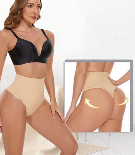 Трусики для похудения живота, нижнее белье-стринги L/XL