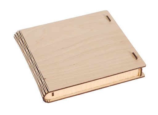 Drewniane pudełko na zdjęcia 15x15 I Komunia Św.
