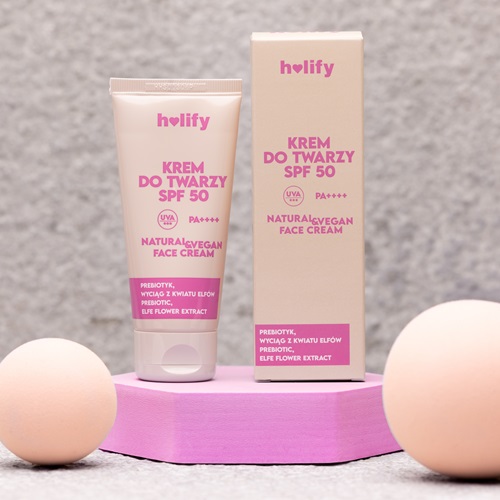 Крем для лица Holify SPF 50 с пребиотиком 50 мл