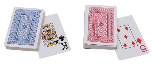 ИГРОВЫЕ КАРТЫ 2 КОЛОДЫ ПОКЕР С пластиковым покрытием 6752