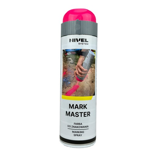 MARK MASTER Nivel System аэрозольная краска, розовая