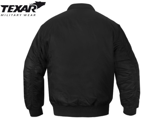 КУРТКА MA1 TEXAR FLYERS FLEK ВОЕННАЯ ЧЕРНАЯ S