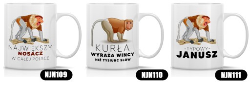 Подарочная КРУЖКА NOSACZ Janusz Funny Designs