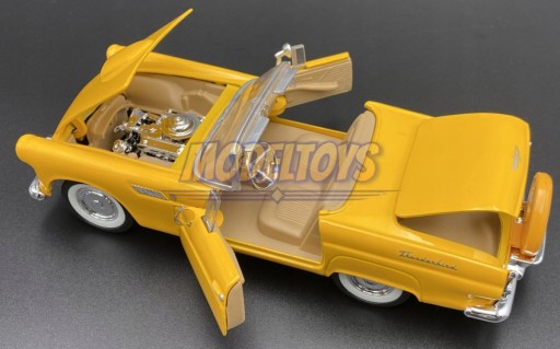 Ford THUNDERBIRD 1956 модельный год 1:24 Motormax 73215 желтый