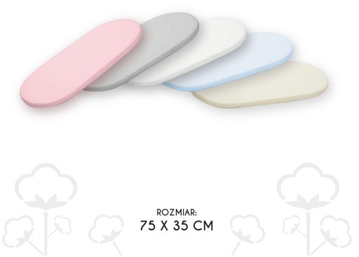 YOONCO PRZEŚCIERADEŁKO Z GUMKĄ NA MATERAC DO WÓZKA ODDYCHAJĄCE 100% BAMBUS