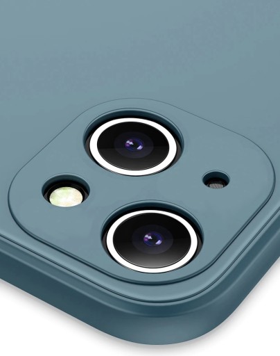 СИЛИКОНОВЫЙ ЧЕХОЛ для iPhone 13/iPhone 14 + стекло
