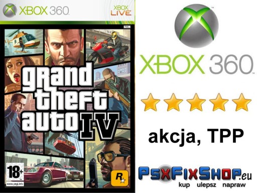 GRAND THEFT AUTO IV + КАРТА ГОРОДА GTA 4 — набор BDB — XBOX 360 GW!