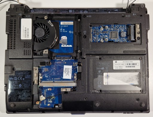 Корпус для процессора HP EliteBook 2540p i5 на запчасти