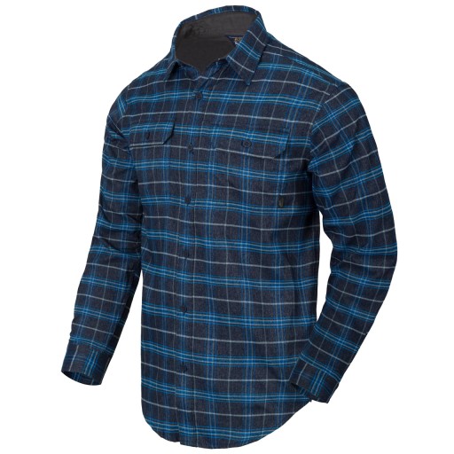 Мужская фланелевая рубашка в клетку HELIKON Casual Tactical Everyday S
