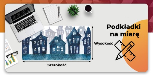 Do pracy podkładka na blat dekoracja Miasto nocą