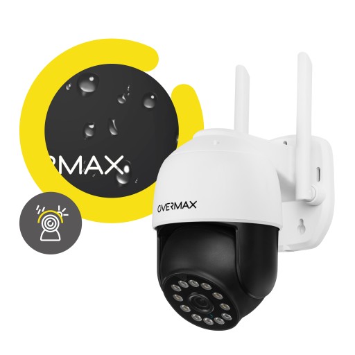 Zestaw Kamer Zewnętrznych OBROTOWE 25s LAN IP66 WIFI Full HD 4xZOOM 3sztuki