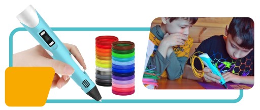 НАБОР XL MAGICAL PEN 3D, 210 м, ШАБЛОНЫ ДЛЯ ЗАПРАВКИ
