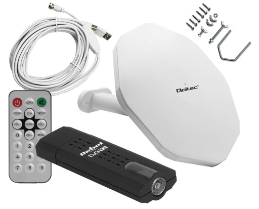 ЦИФРОВОЙ ТЮНЕР USB DVB-T/DVB-T2/DVB-C KOM-1060 H.265/HEVC REBEL