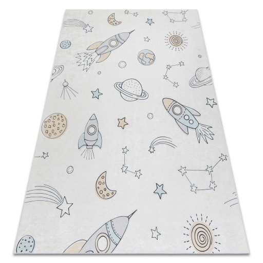 DZIECIĘCY DYWAN DO PRANIA GUMA 120x170 cm KOSMOS #I025