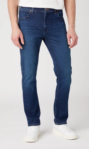 Wrangler LARSTON SLIM TAPERED Green Fuzz BRUSHED 365 WARM W31 L32