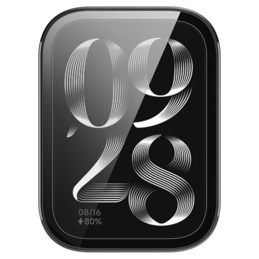 ЗАЩИТНЫЙ ЧЕХОЛ + ЗАКАЛЕННОЕ СТЕКЛО 2В1 ДЛЯ XIAOMI MI BAND 8 PRO - ЧЕРНЫЙ