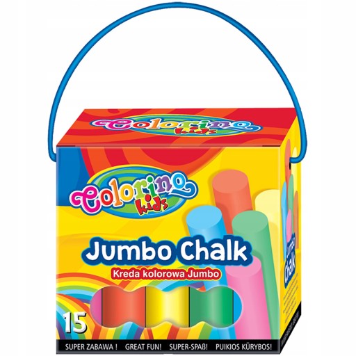 МЕЛ ДОРОЖНЫЙ JUMBO COLORINO 15 ШТ.