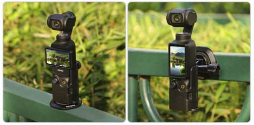 Держатель адаптера 1/4 дюйма, складной 2 в 1 для камеры DJI Osmo Pocket 3