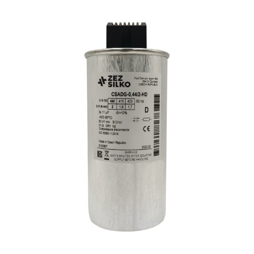 КОНДЕНСАТОР ZEZ SILKO CSADG HD 2кВАР 440В НОВИНКА!