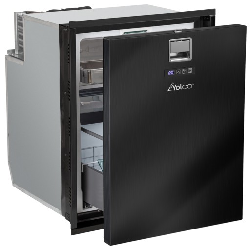 Yolco QL90 BLACK встраиваемый компрессорный холодильник