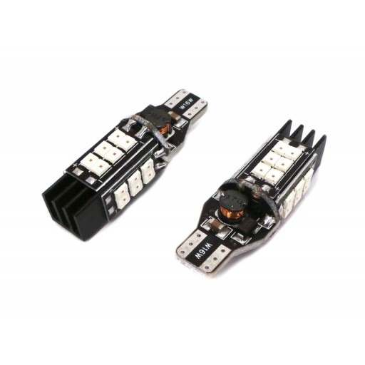 Светодиод W16W T15 12V-24V 19W Canbus Red B. Mocna