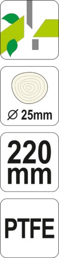 НОЖНИЦЫ YATO PRECAUTOR ДЛЯ АЛЮМИНИЕВЫХ ВЕТВЕЙ 220 ММ