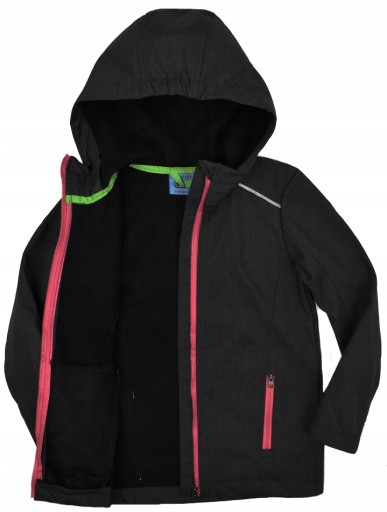 LIXING Новая серая КУРТКА Softshell Весна 122/128