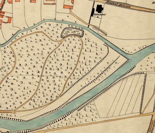 СТАРЫЙ ПЛАН Отмухув Plan der Stadt Ottmachau 1926 г. 50х40см