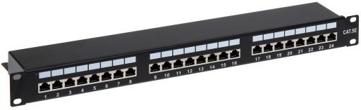 PATCH PANEL RJ-45 24 porty 19 