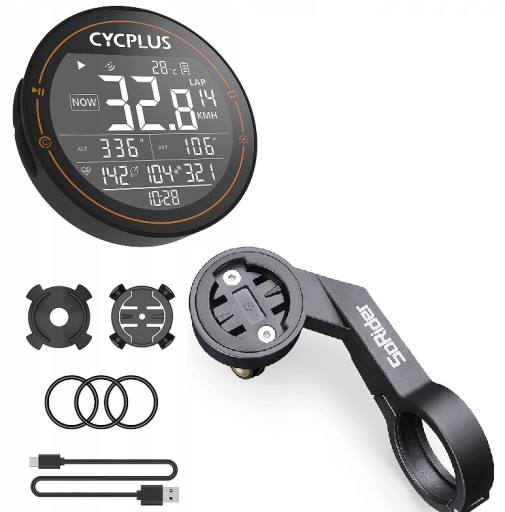 Беспроводной велокомпьютер Cycplus M2 с держателем Sorider