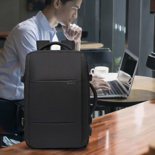 Рюкзак Bange BackPack, деловой рюкзак, расширяемый, вместимость сумки