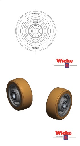 Опорное колесо Linde, Still, Jungh PG 140/54-105/20 WICKE