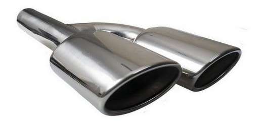 НАКОНЕЧНИК ГЛУШИТЕЛЯ 126X74MM ВХОД 51MM MERCEDES C6 TW-TL-410