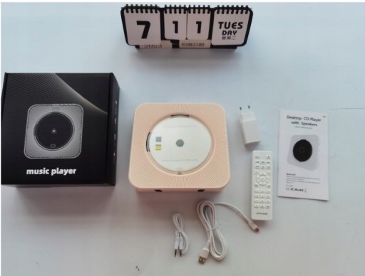 ПОРТАТИВНЫЙ LCD CD-ПЛЕЕР С BLUETOOTH И ПУЛЬТОМ ПУЛЬТА ДИСТАНЦИОННОГО УПРАВЛЕНИЯ