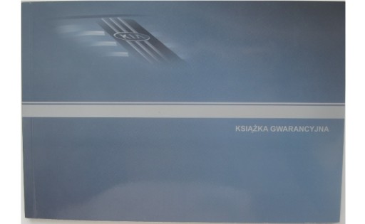 KIA książka serwisowa PL 2010/2011 rok oryginalna