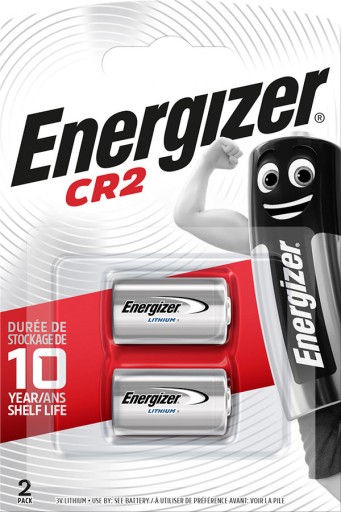 2 литиевые батареи CR2 DL2 ENERGIZER 3 В — 2 шт.